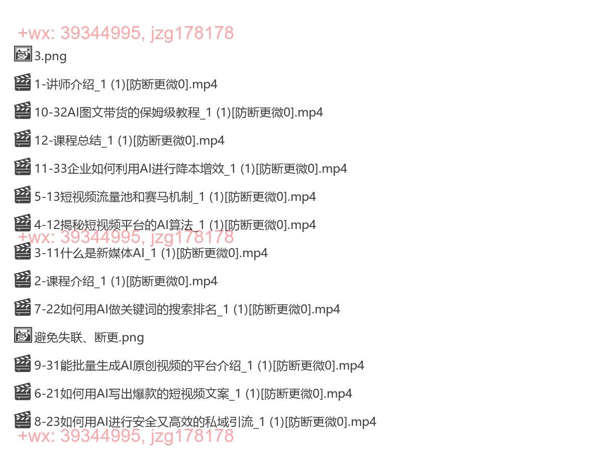 2329.AI短视频创作与运营实战课程，人人必修的AI短视频实战课，掌握短视频流量密码 screenshot