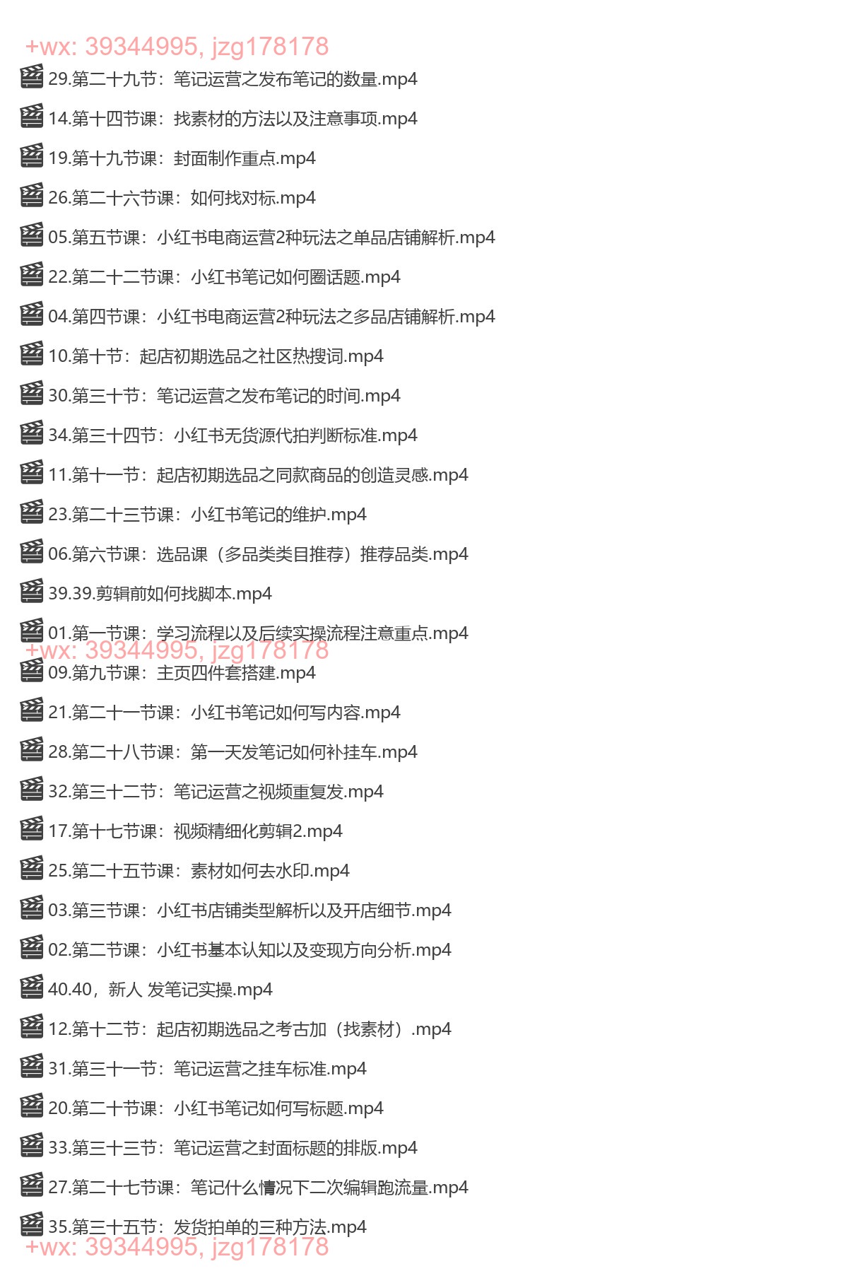 030.小红书电商高级运营课程 screenshot