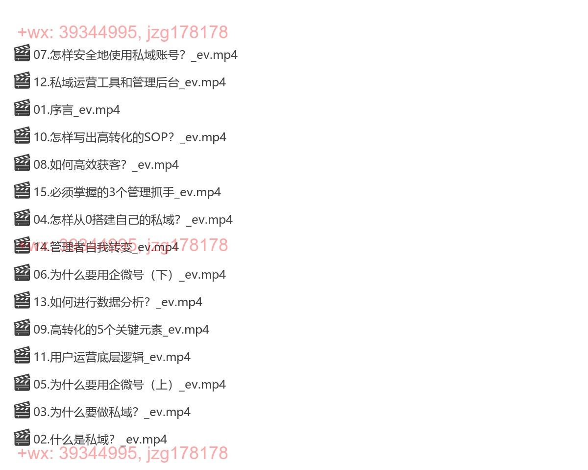 054.阿MAY 私域运营实操培训课 screenshot