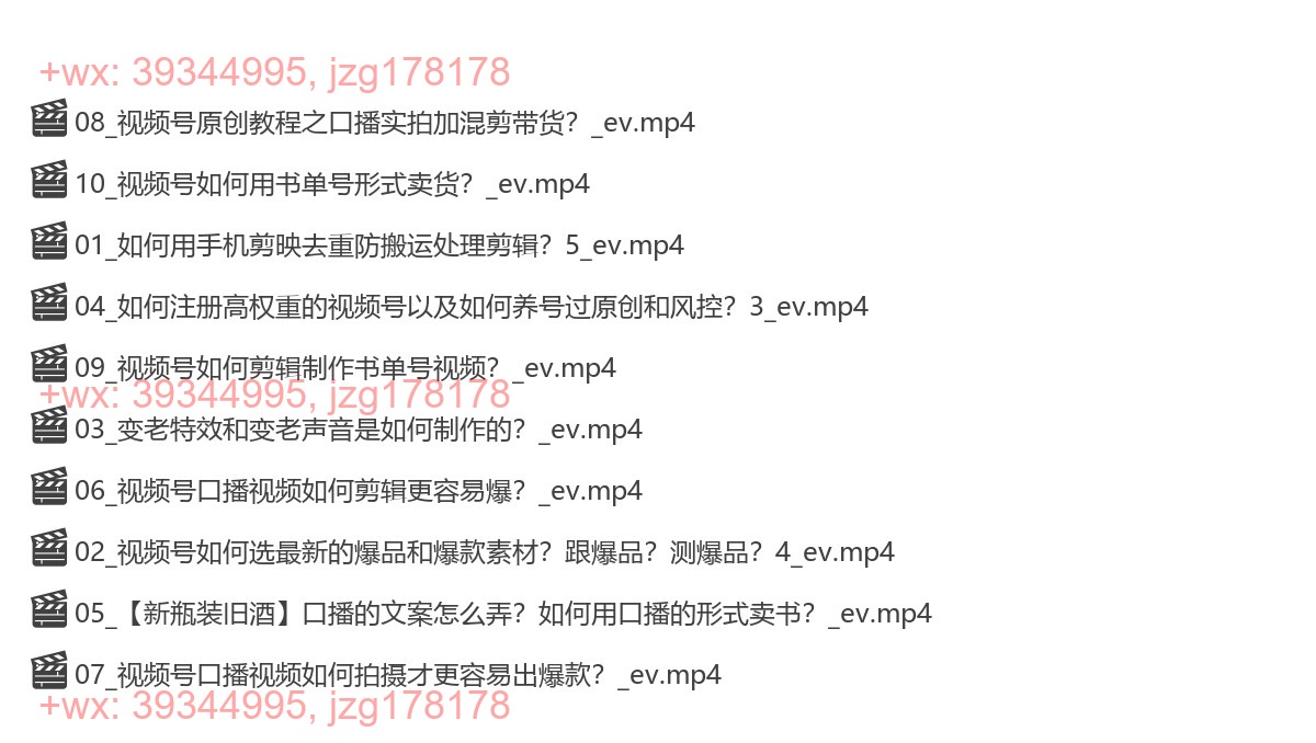 051.张小伟视频号带货实操课4 screenshot