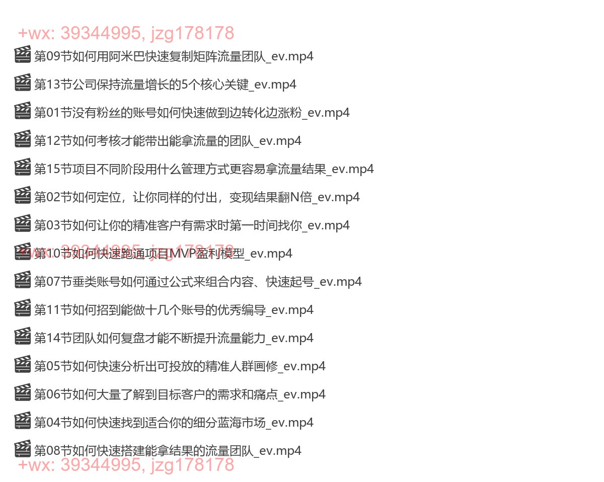 049.张Sir 企业短视频精准引流矩阵获客 screenshot