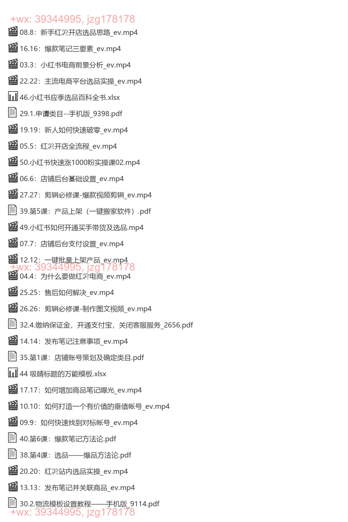 021.猴子电商小红书电商运营课 screenshot