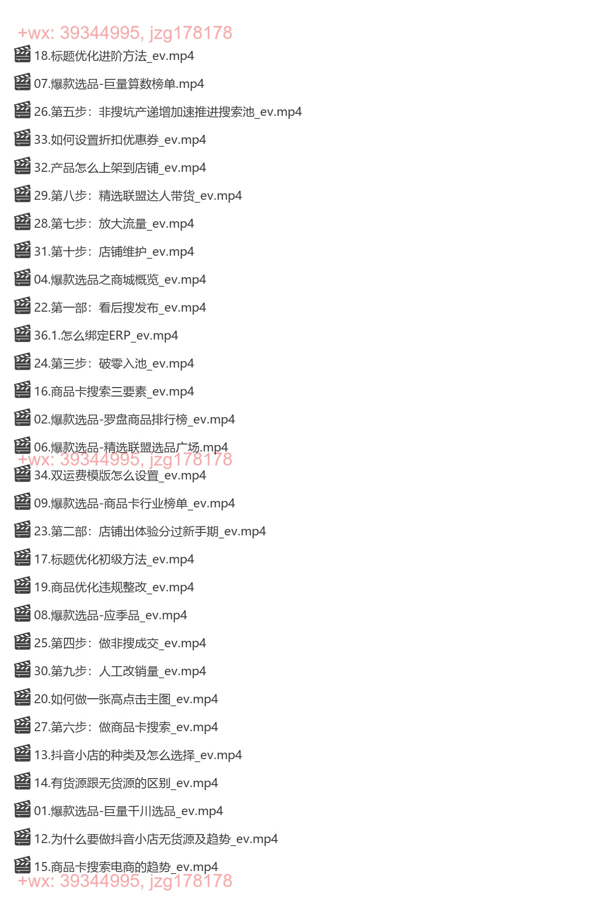 001. 王磊-抖音小店精细化运营陪跑 screenshot