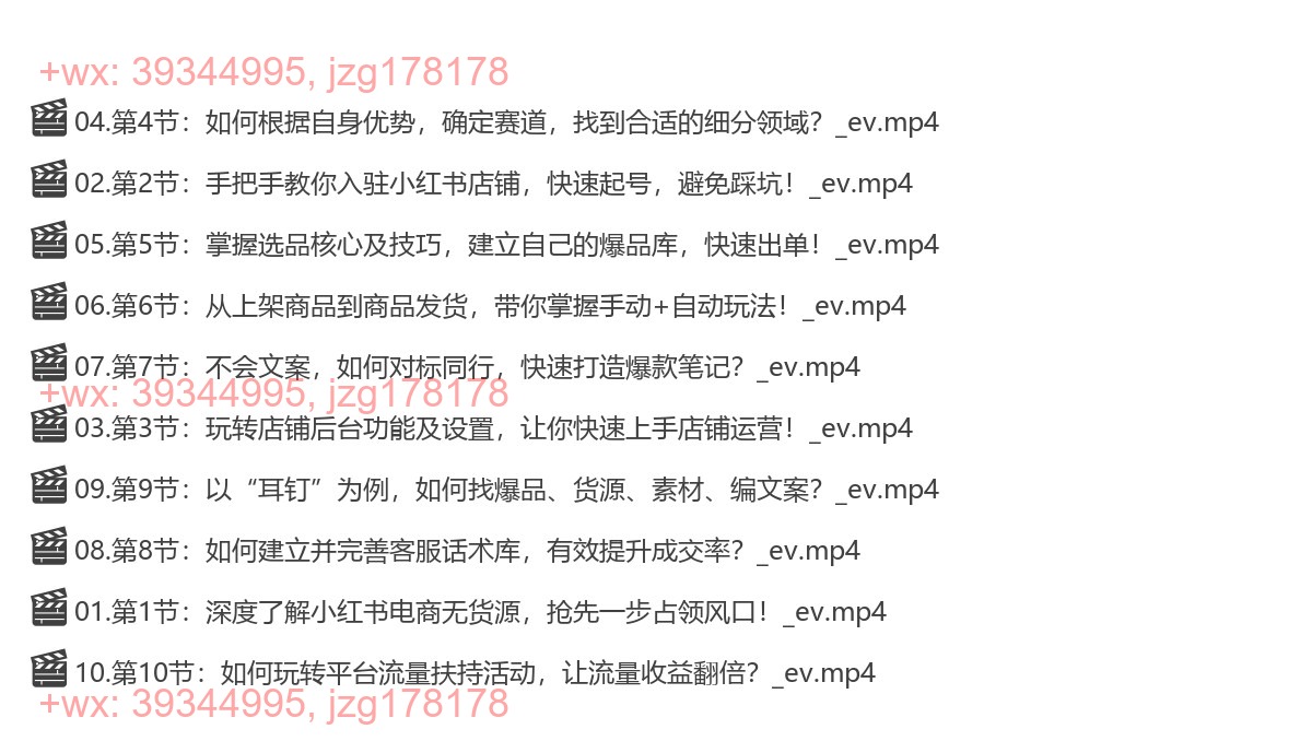 020.王叔笔记-小红书电商无货源打卡 screenshot