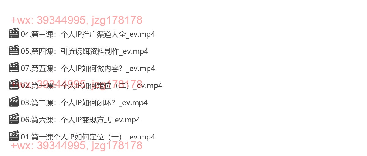 018.白杨SEO-打造个人IP视频课 screenshot
