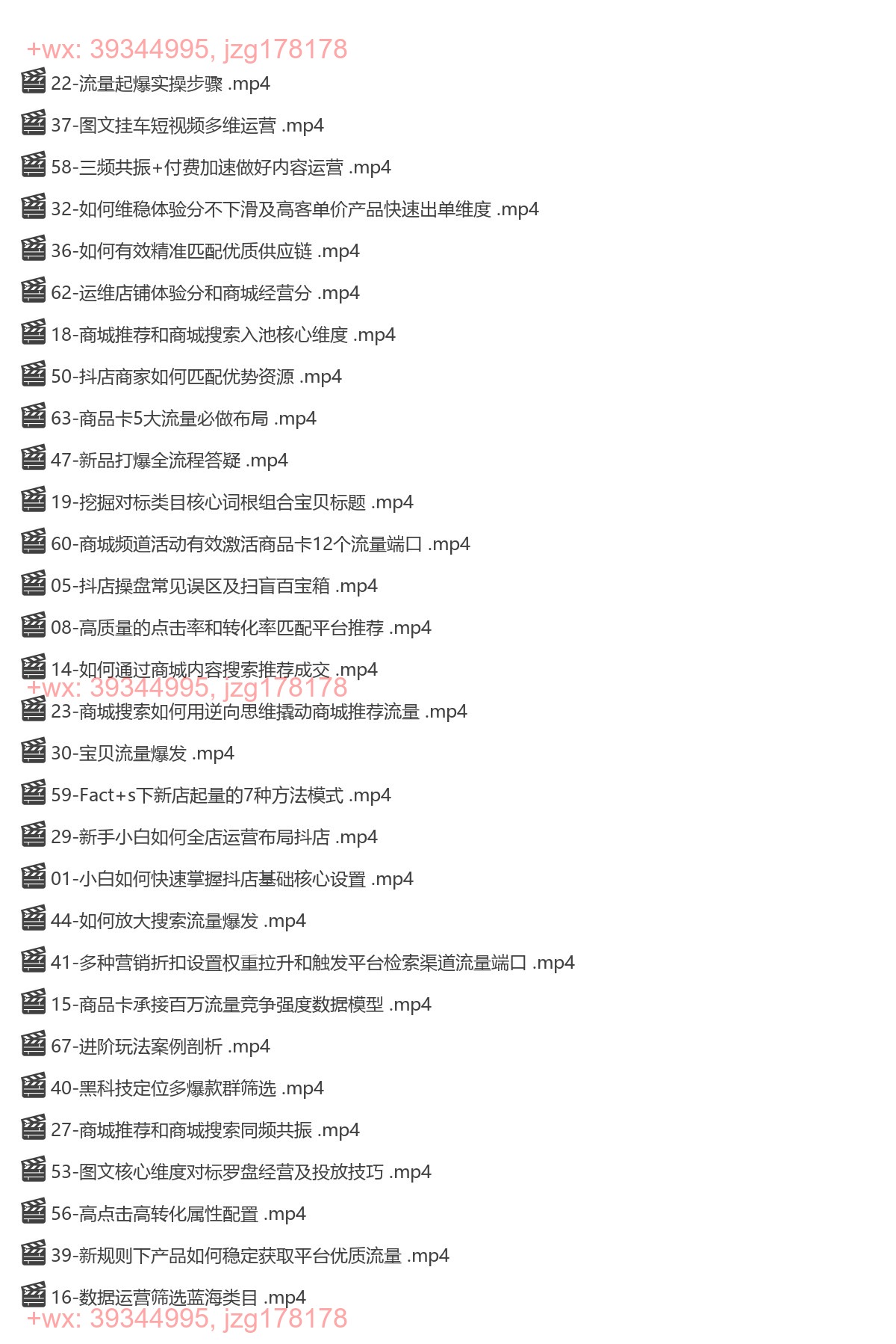 010.蓝狐电商-抖音商城运营课程猜你喜欢入池商城搜索商城推荐人群标签覆盖课程 screenshot