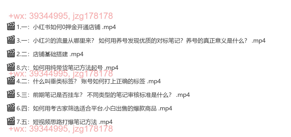 046.提高小红书底层逻辑认知+短视频思路打爆笔记+纯带货笔记起号 screenshot