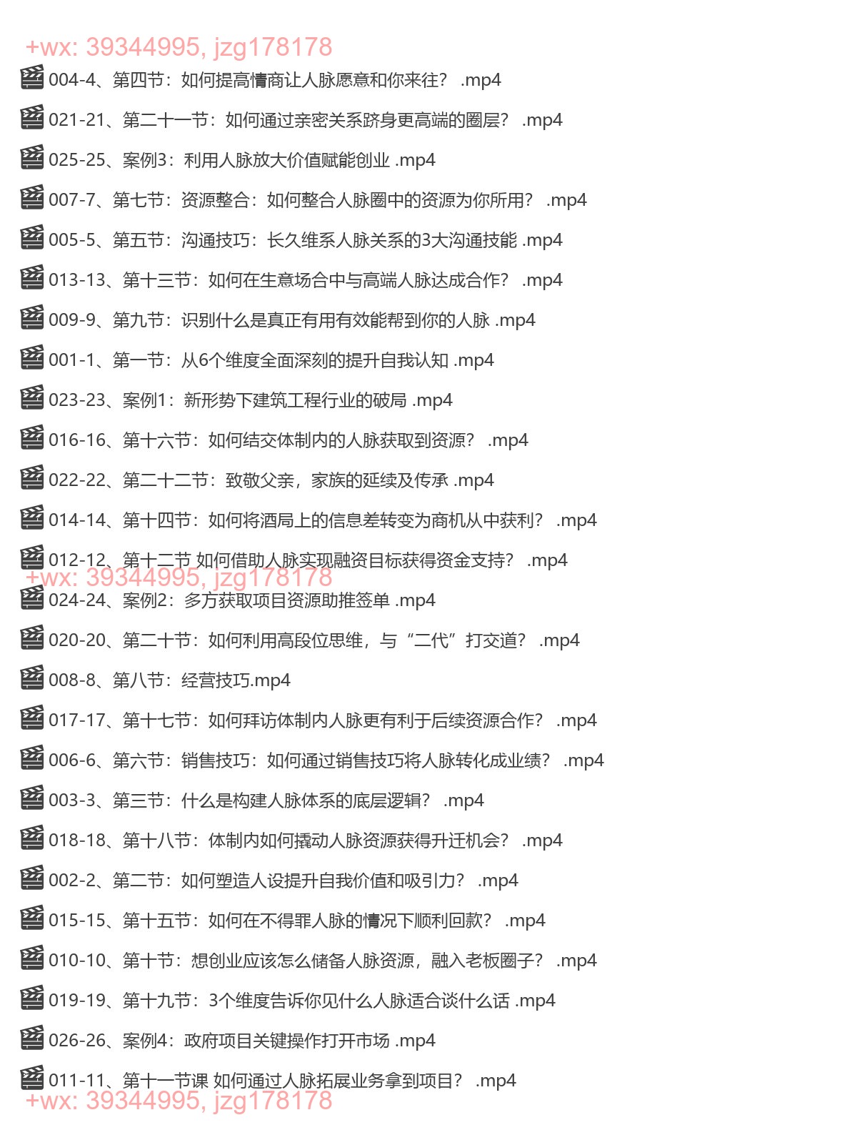 064.付总人脉构建训练营 人脉体系 人脉经营 人脉实战案例 screenshot