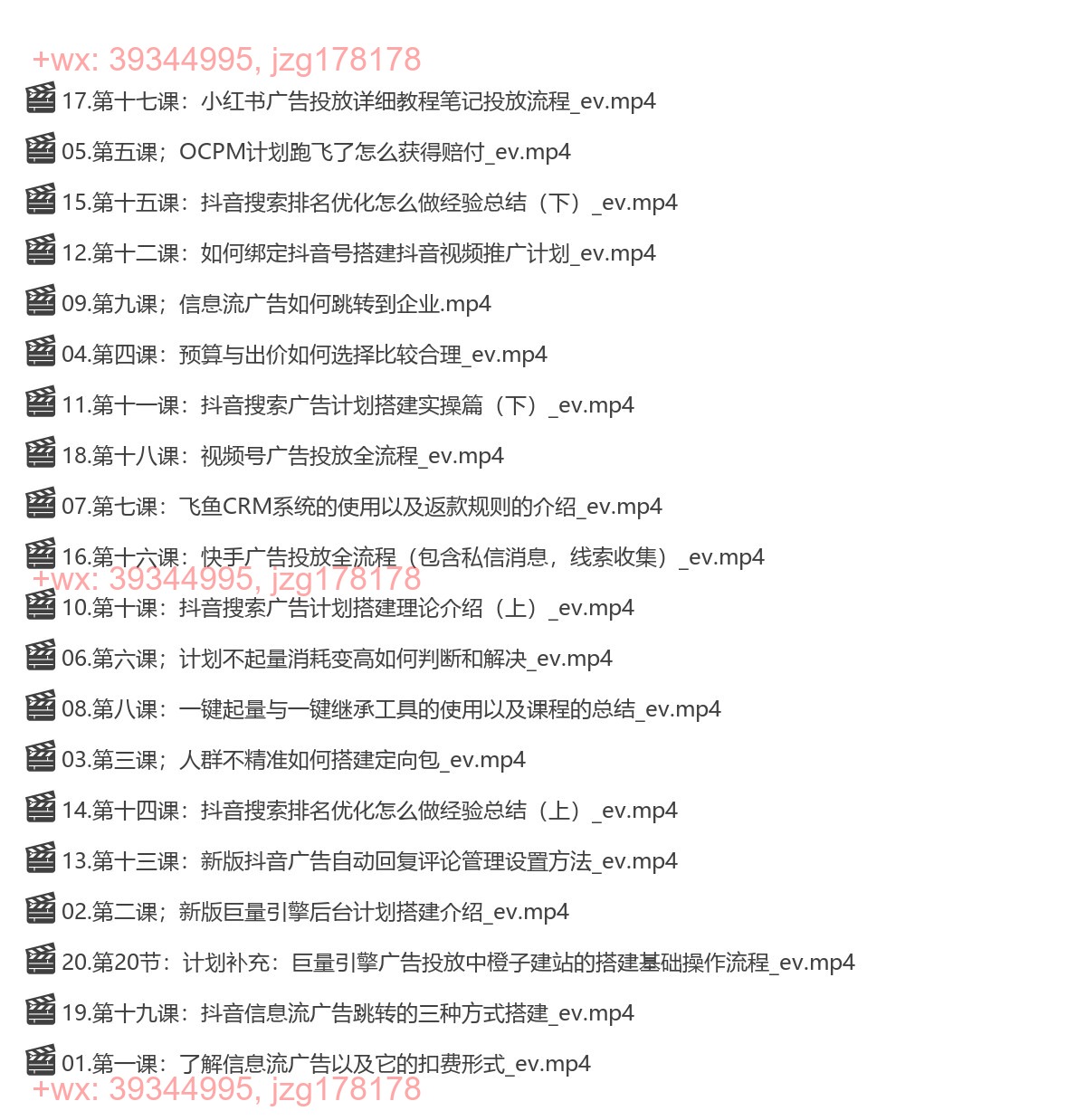 044.信息流广告开户投放计划搭建运营数据优化 screenshot