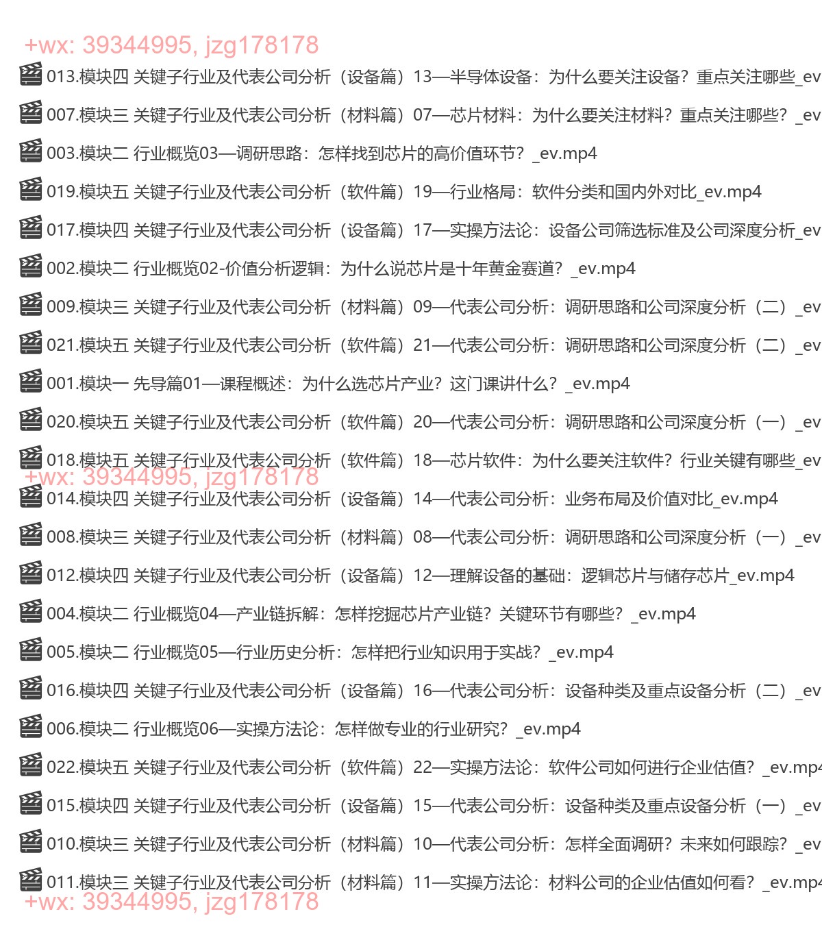 002.十年黄金赛道—芯片产业机会洞察课线上录播课程 screenshot