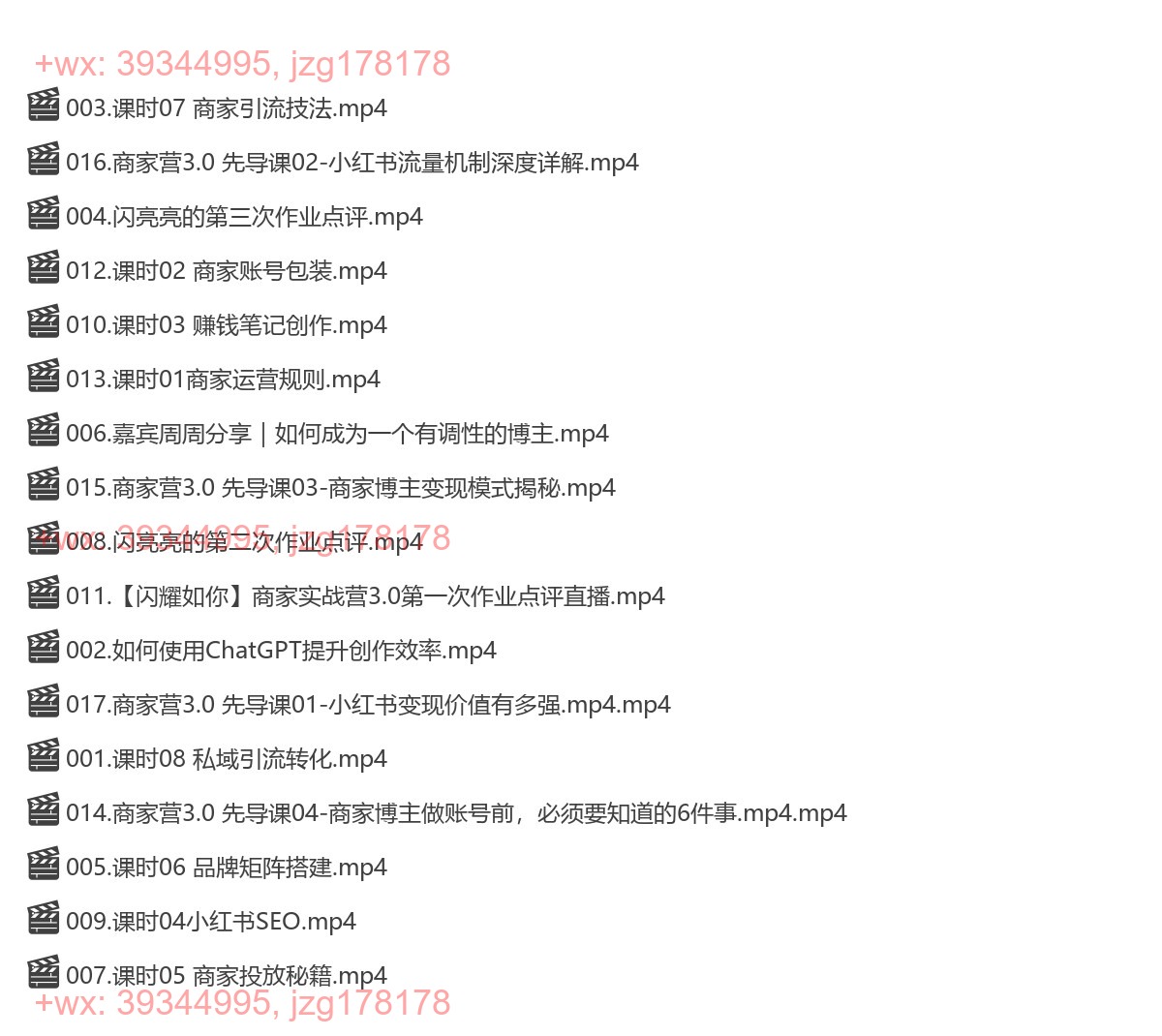 007.闪亮猫传媒！小红书商家精准引流实战营3.0 screenshot