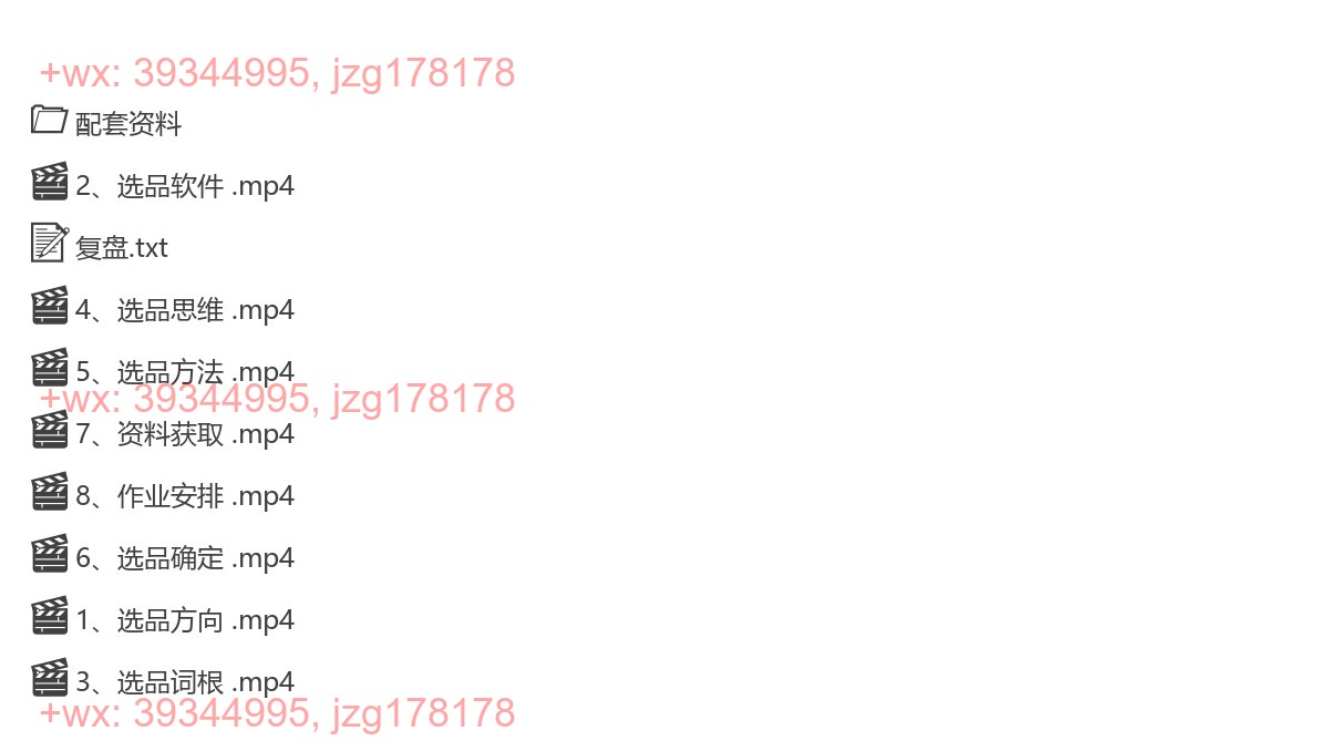 3、选品篇 screenshot