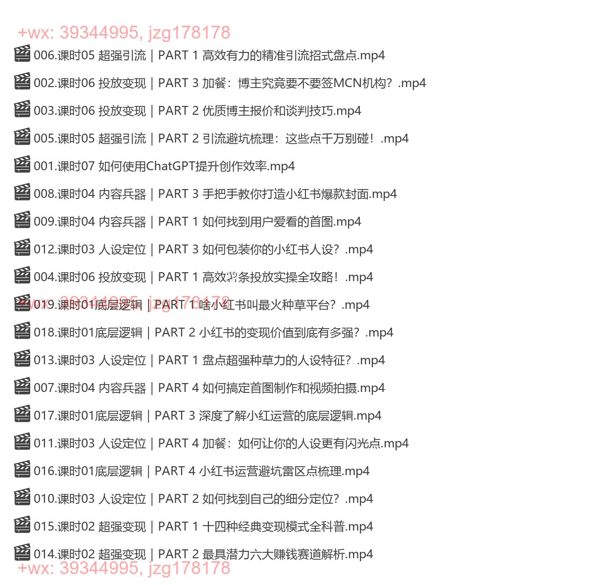 028. 谢无敌·红薯IP运营大宝典 从0带你做个赚钱的小红书IP ​ screenshot