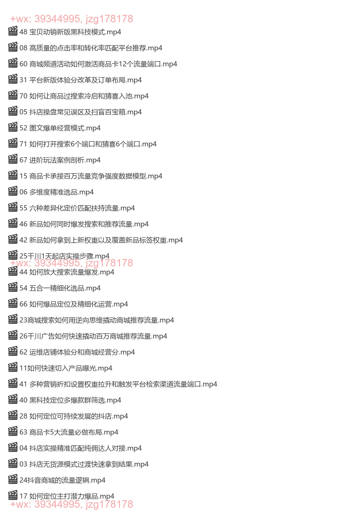 029.蓝狐·抖音商城搜索运营课程猜你喜欢入池爆款蓝海品实操 screenshot