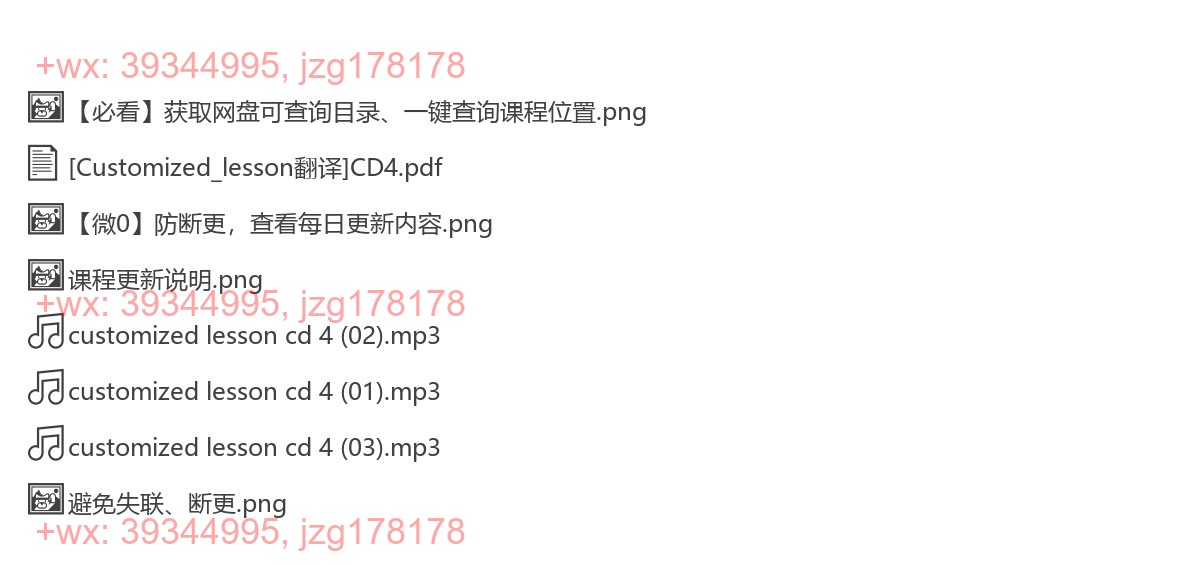 customized lesson cd 4 screenshot