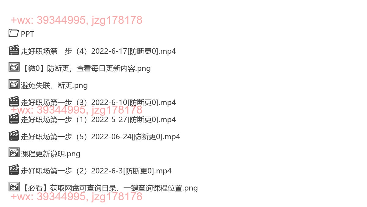 680 谢胜子-走好职场第一步_5视频+资料 screenshot