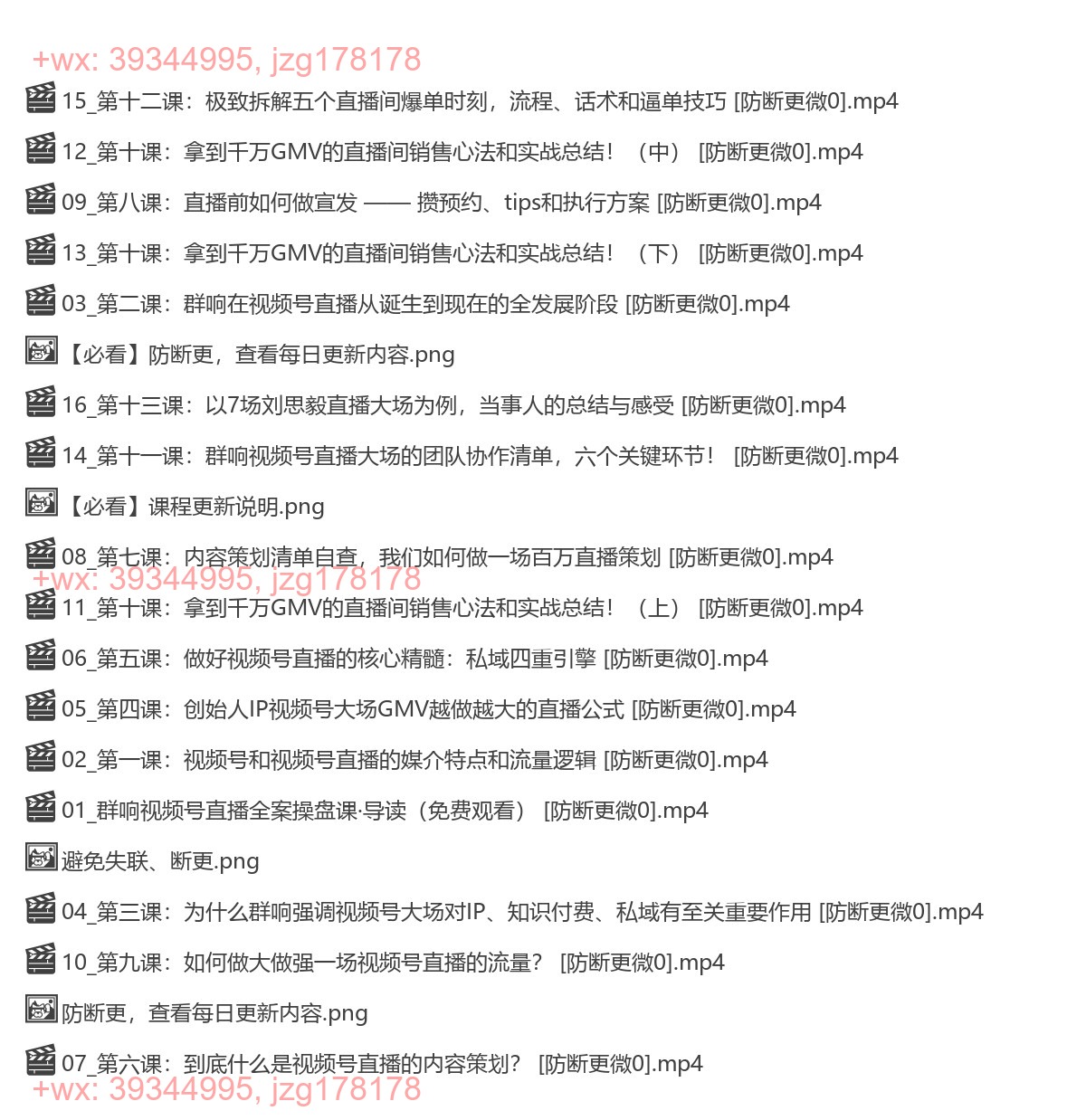 2080.视频号直播全案操盘课，赚利润，搞流量，提势能 screenshot