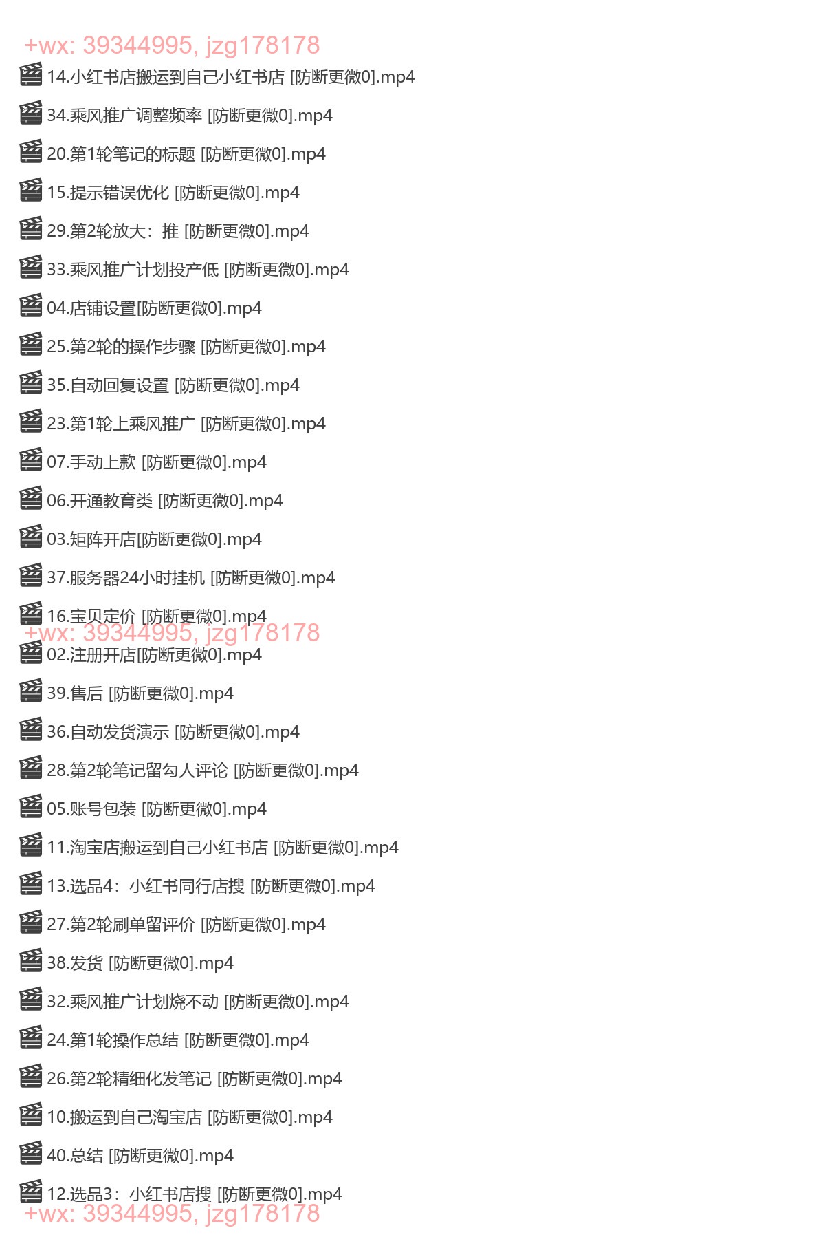 055.2-小红书虚拟店矩阵玩法，铺货铺笔记型打法，少款狂怼笔记型打法 screenshot