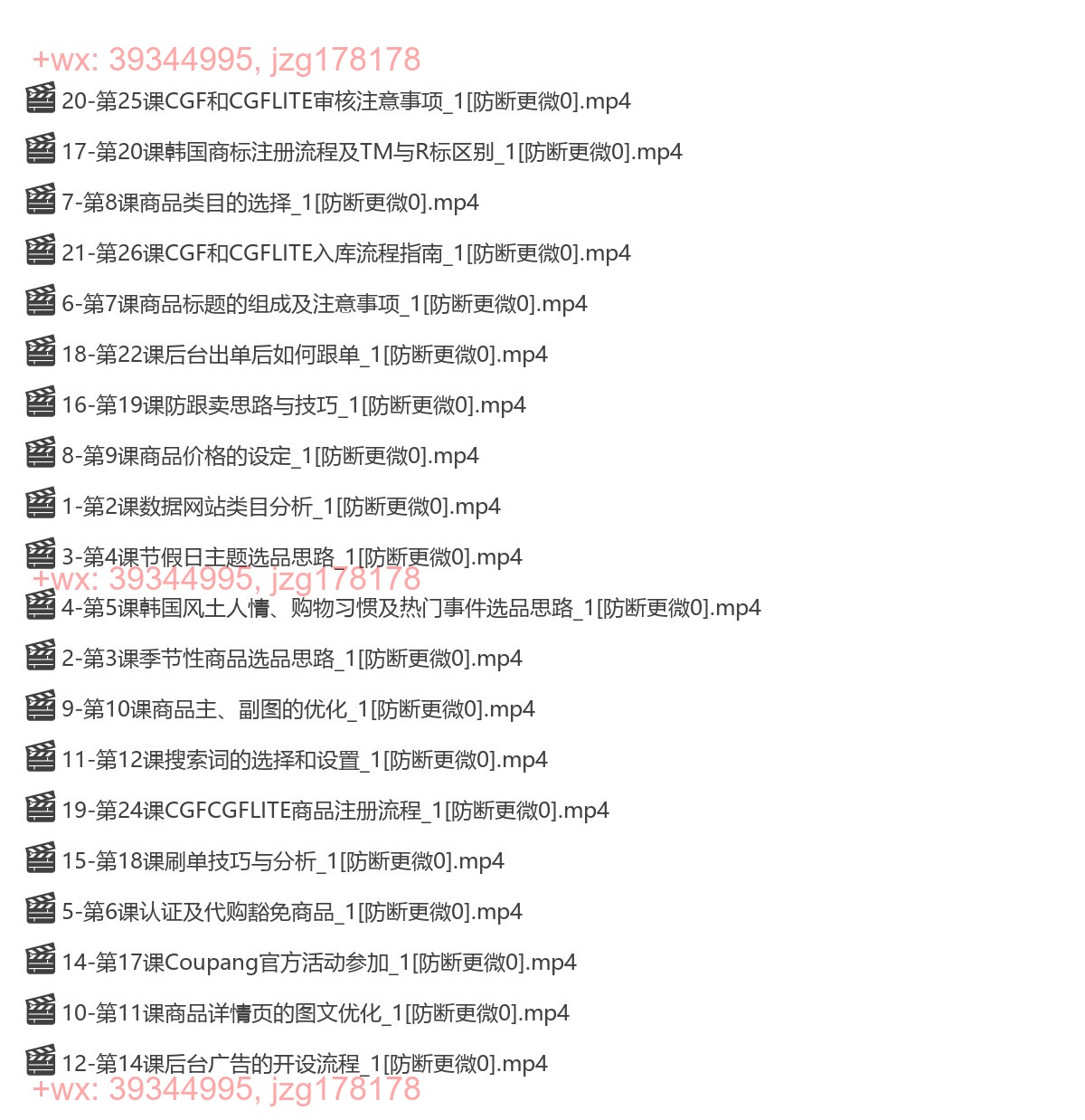 010.韩国跨境电商Coupang高阶班，酷胖卖家，必学课程 screenshot