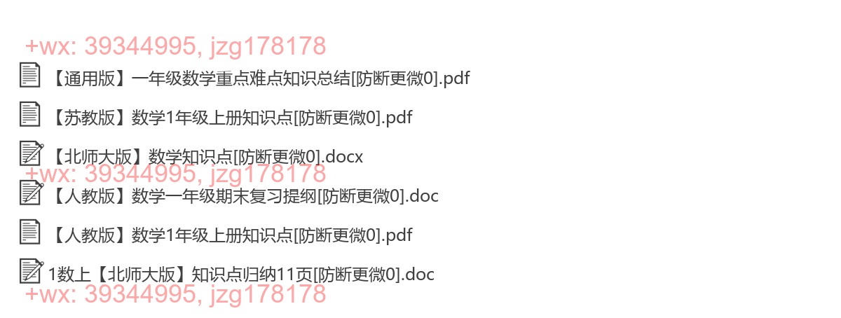1上数学【知识点】 screenshot