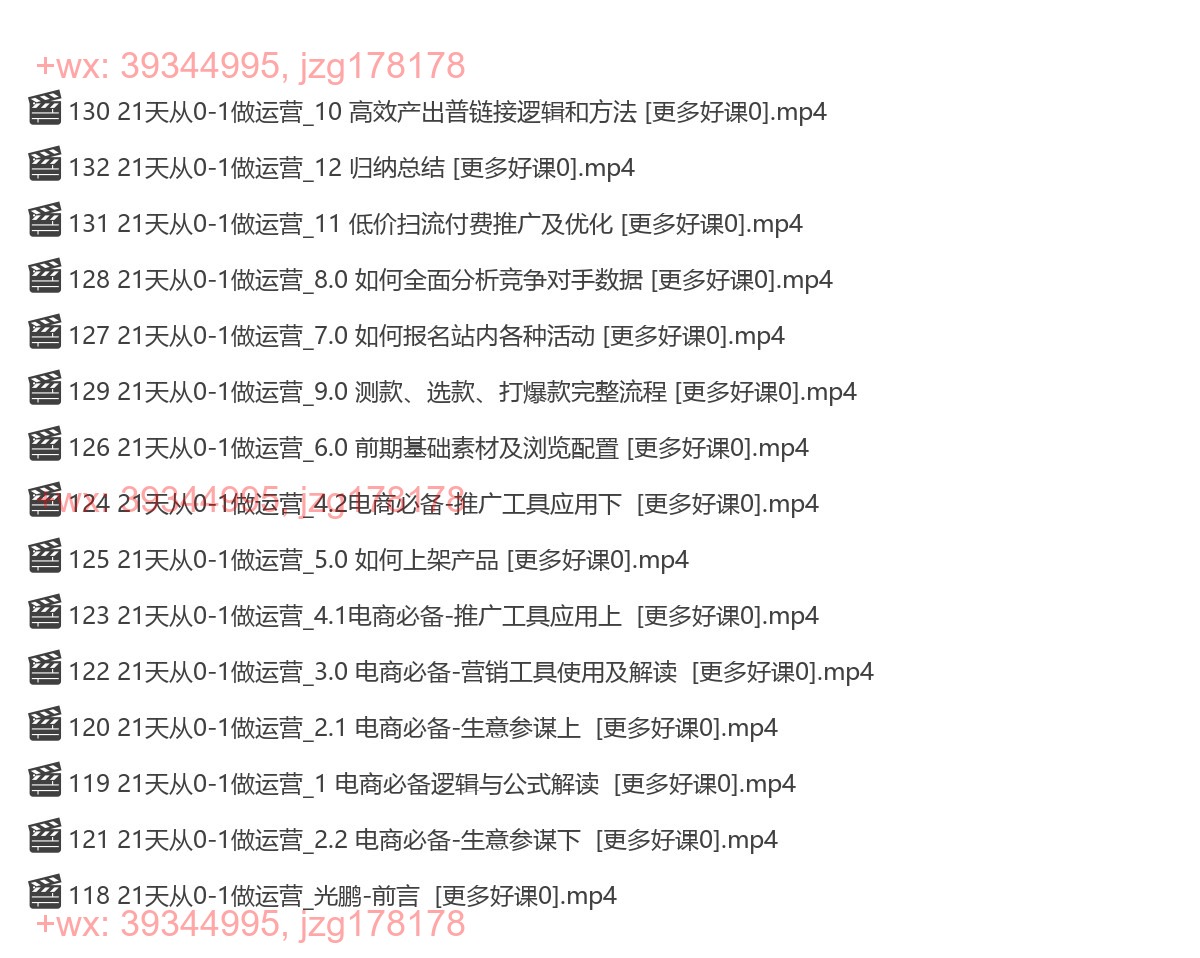 054.21天从0.1做运营，11大维度搭建基础运营学习体系 screenshot