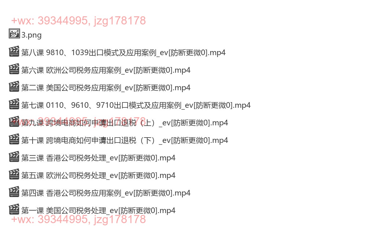 （12544期）跨境税务宝典教程：跨境电商全球税务处理策略 screenshot