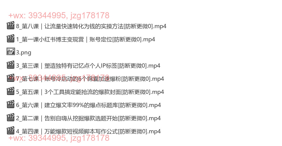 129.小红书博主课｜21天打造1个能赚钱的红薯号 screenshot
