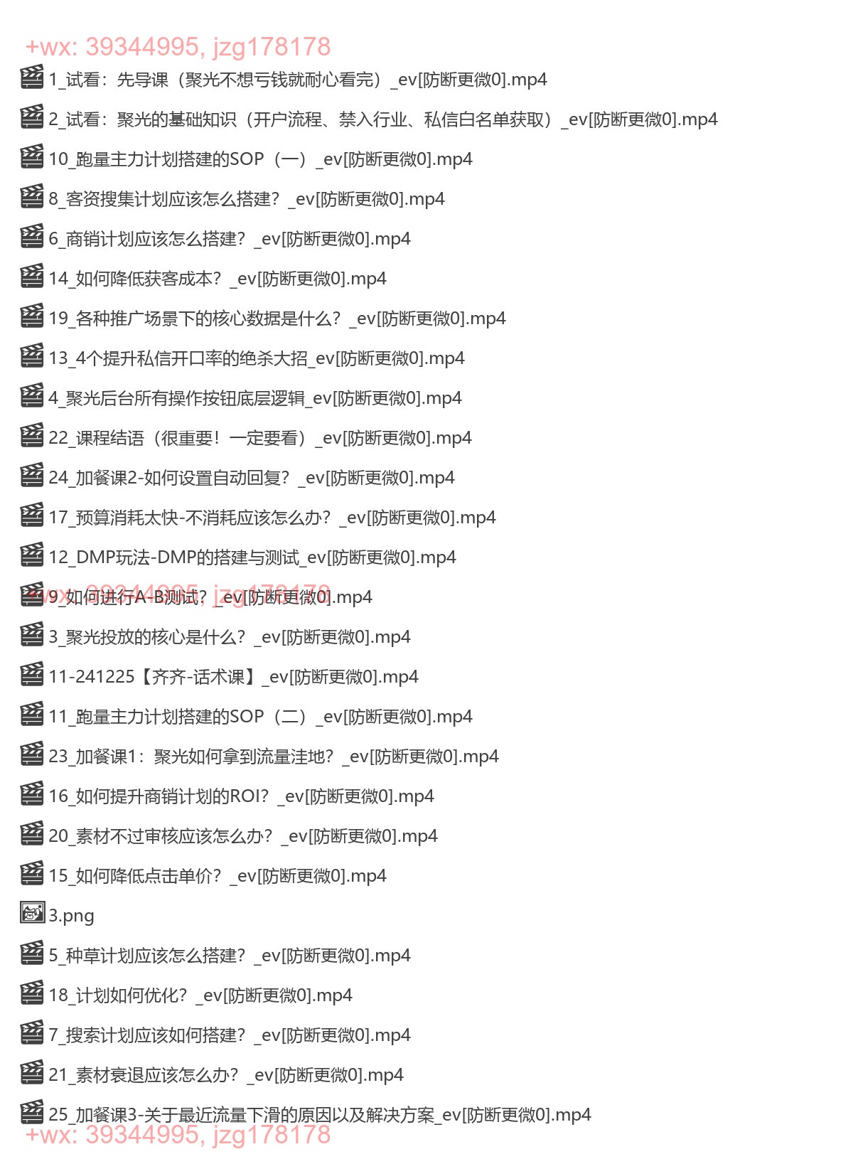 132.聚光投放底层逻辑-开口成本降低10倍 screenshot