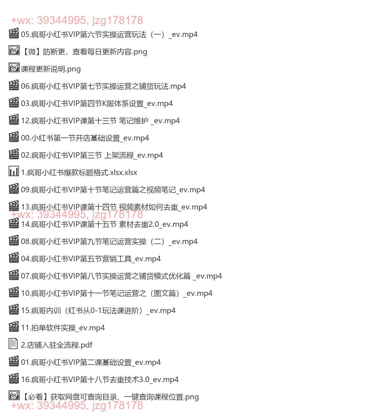 034.疯哥-【小红书】电商运营基础精通课 screenshot