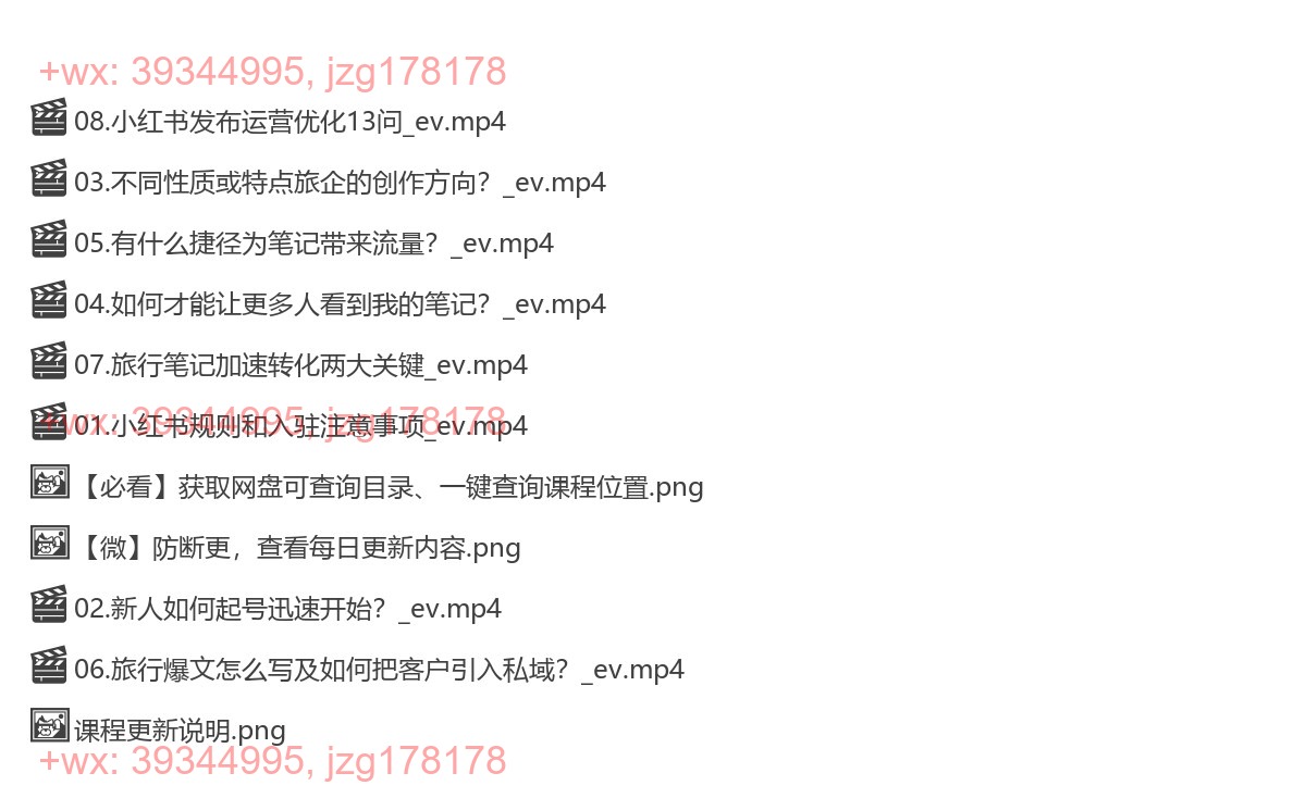 007.【小红书】旅游笔记小红书实战课 screenshot