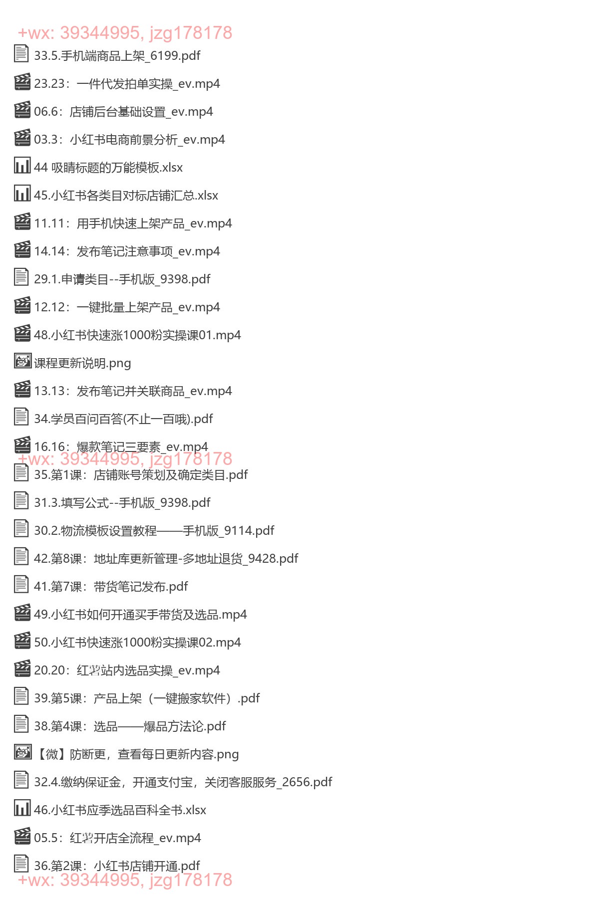 051.猴子电商小红书电商运营课 screenshot