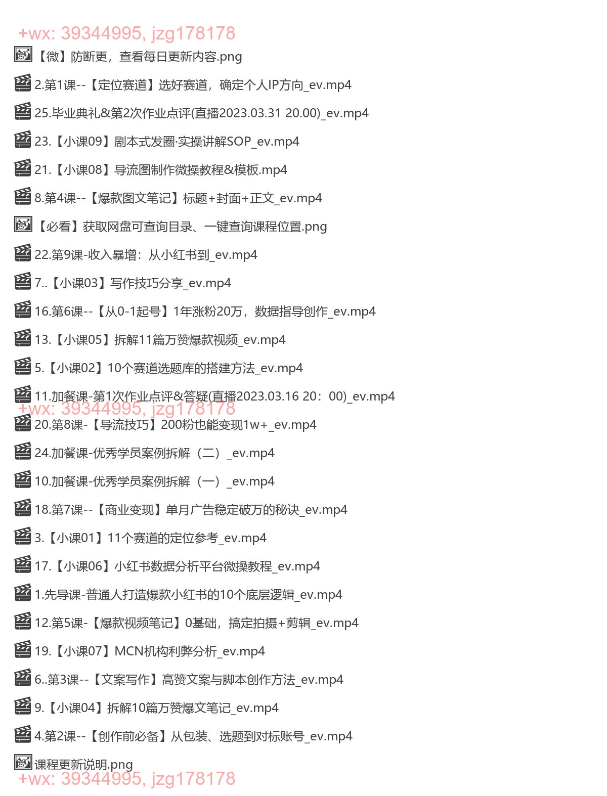 061.蔡汶川·27天小红书涨粉变现营（第6期） screenshot