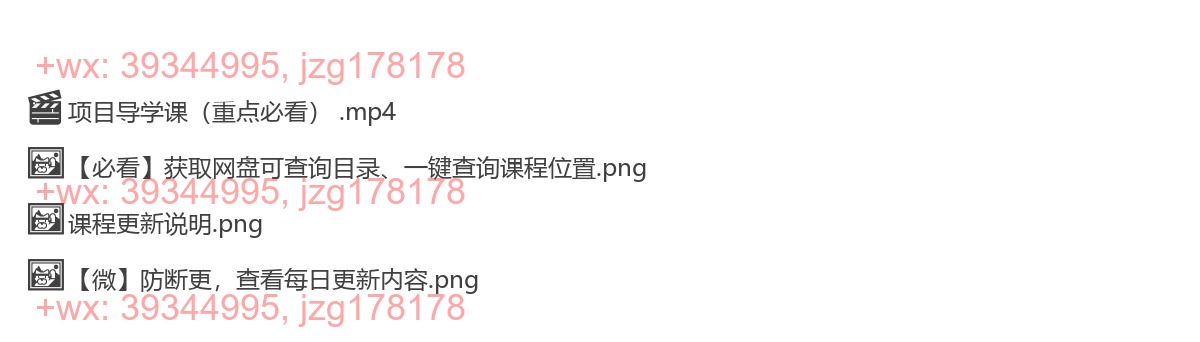 1.项目导学课（重点必看） screenshot