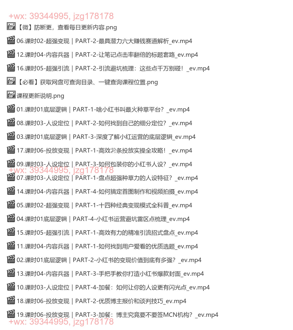 066.运营大宝典：从0带你，做个赚钱的小红书IP screenshot