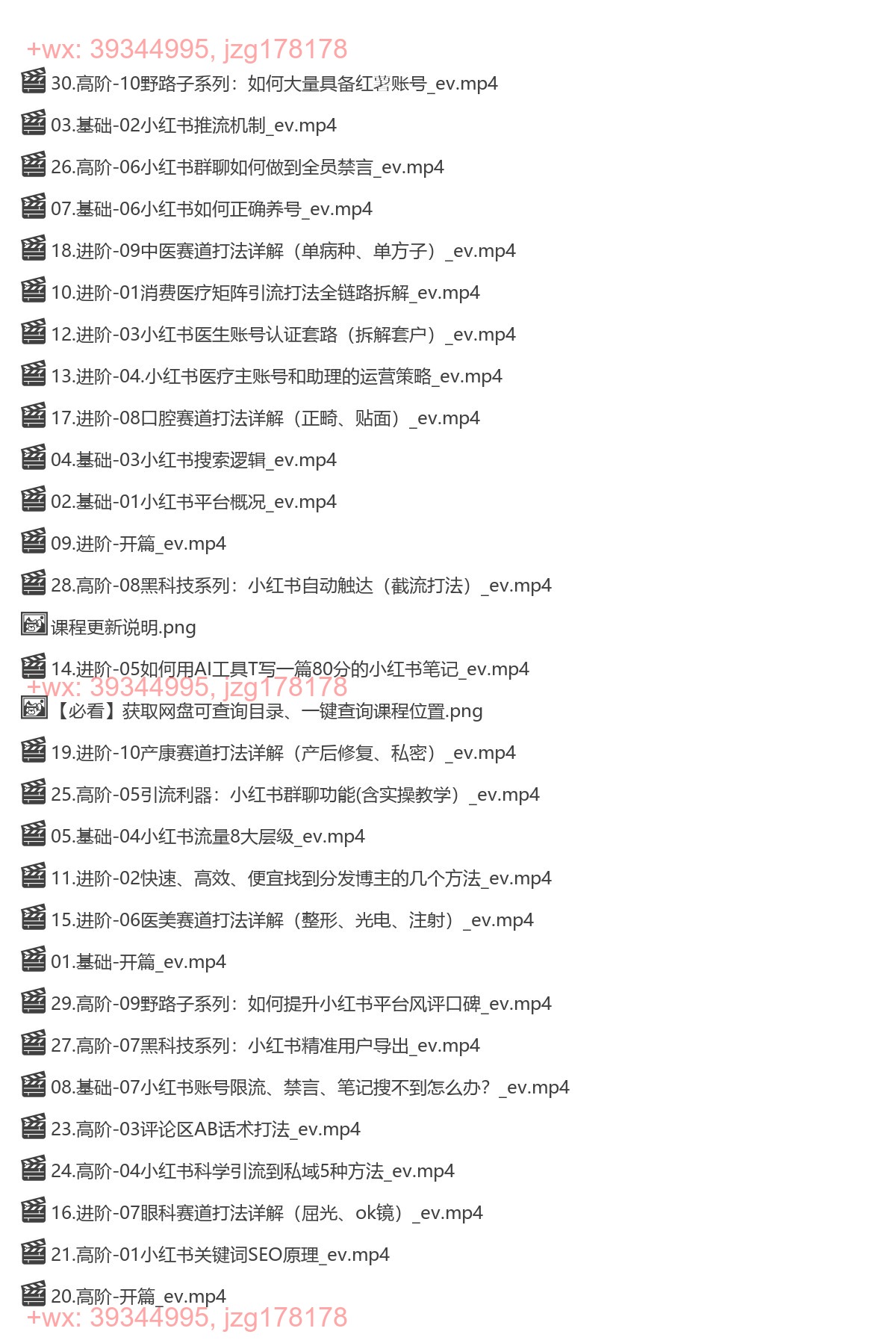 004.小红书医疗流量实战课 screenshot