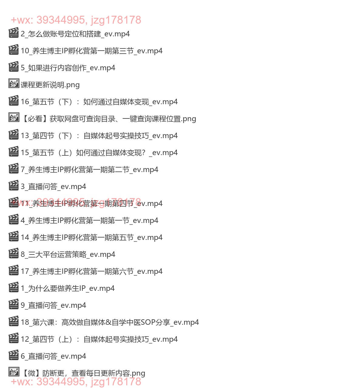 101.养生博主IP孵化课,2024养生自媒体旗号变现 screenshot