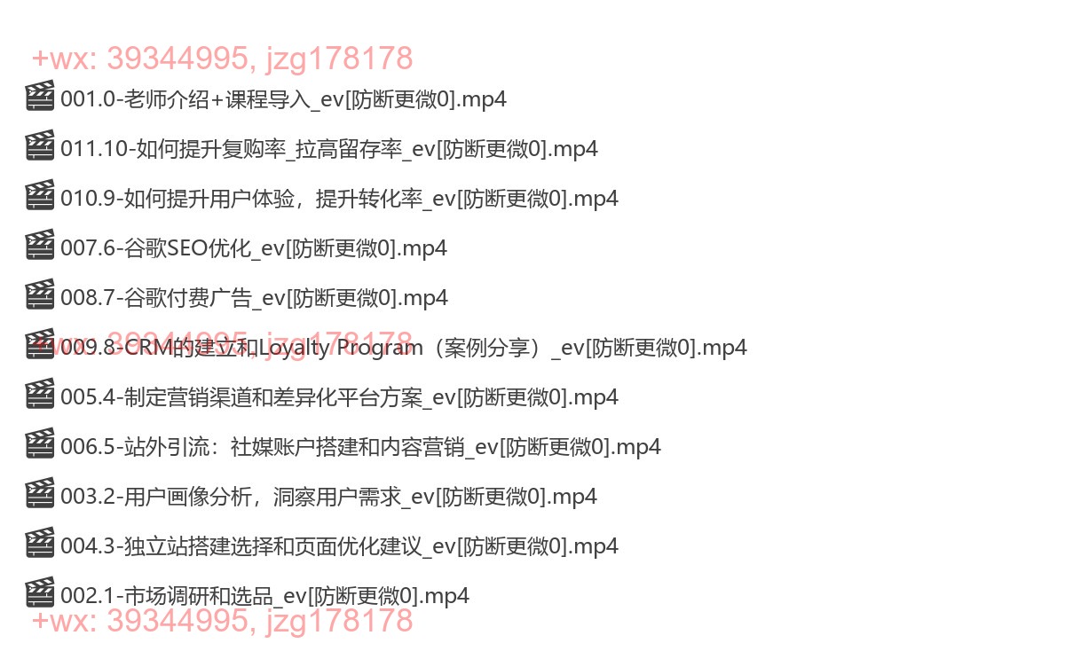 025.优乐出海独立站营销全流程 screenshot
