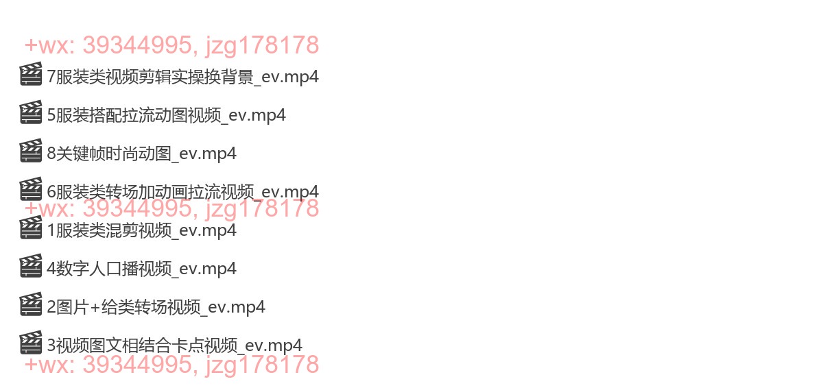 12进阶班-服装类视频剪辑 screenshot