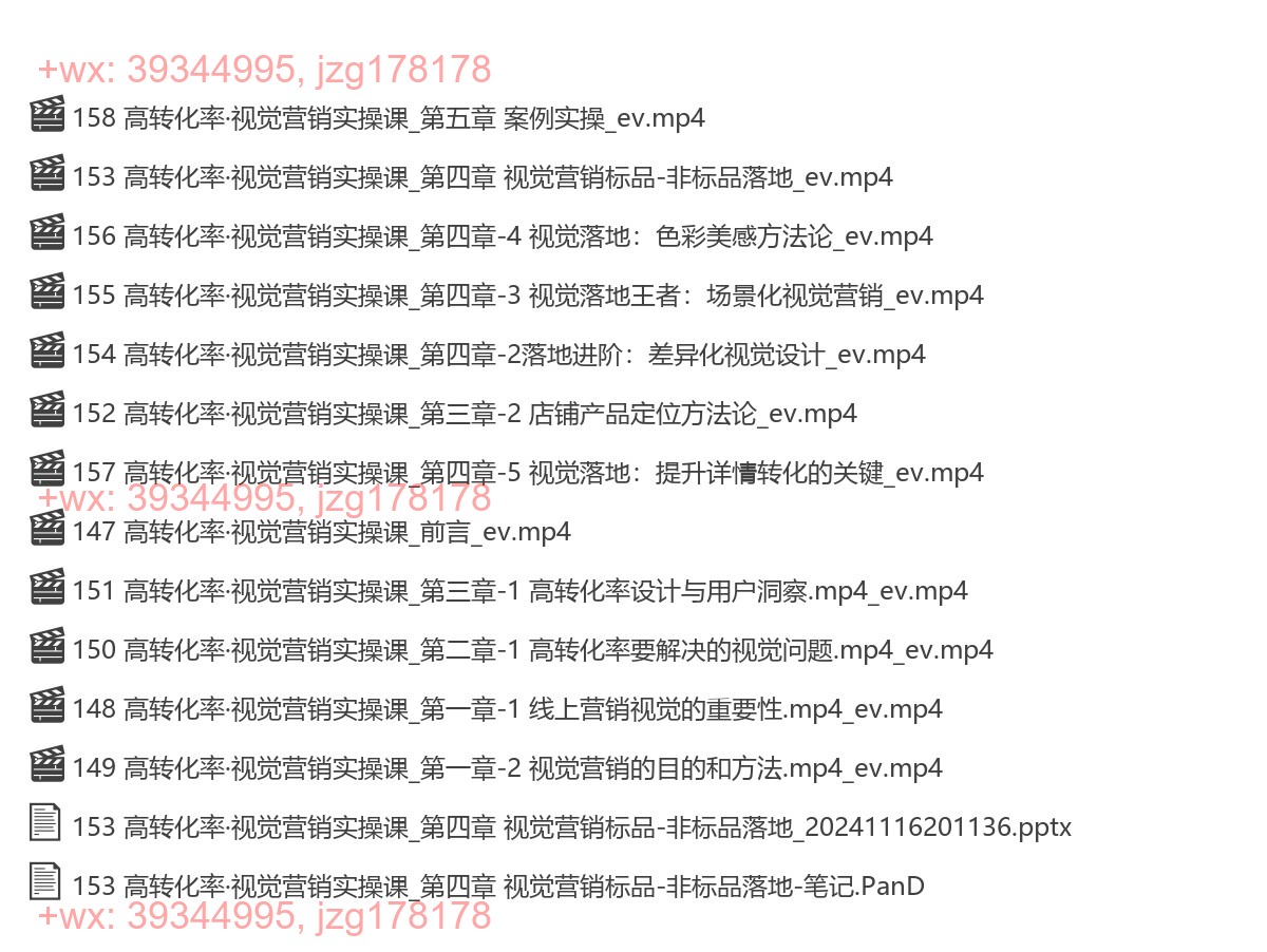 高转化率·视觉营销实操课_ screenshot