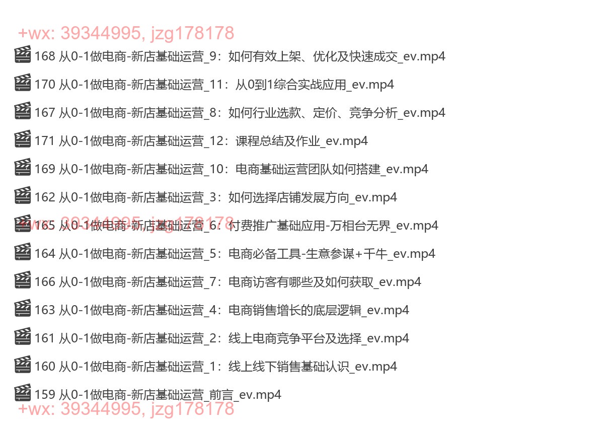 从0-1做电商 screenshot