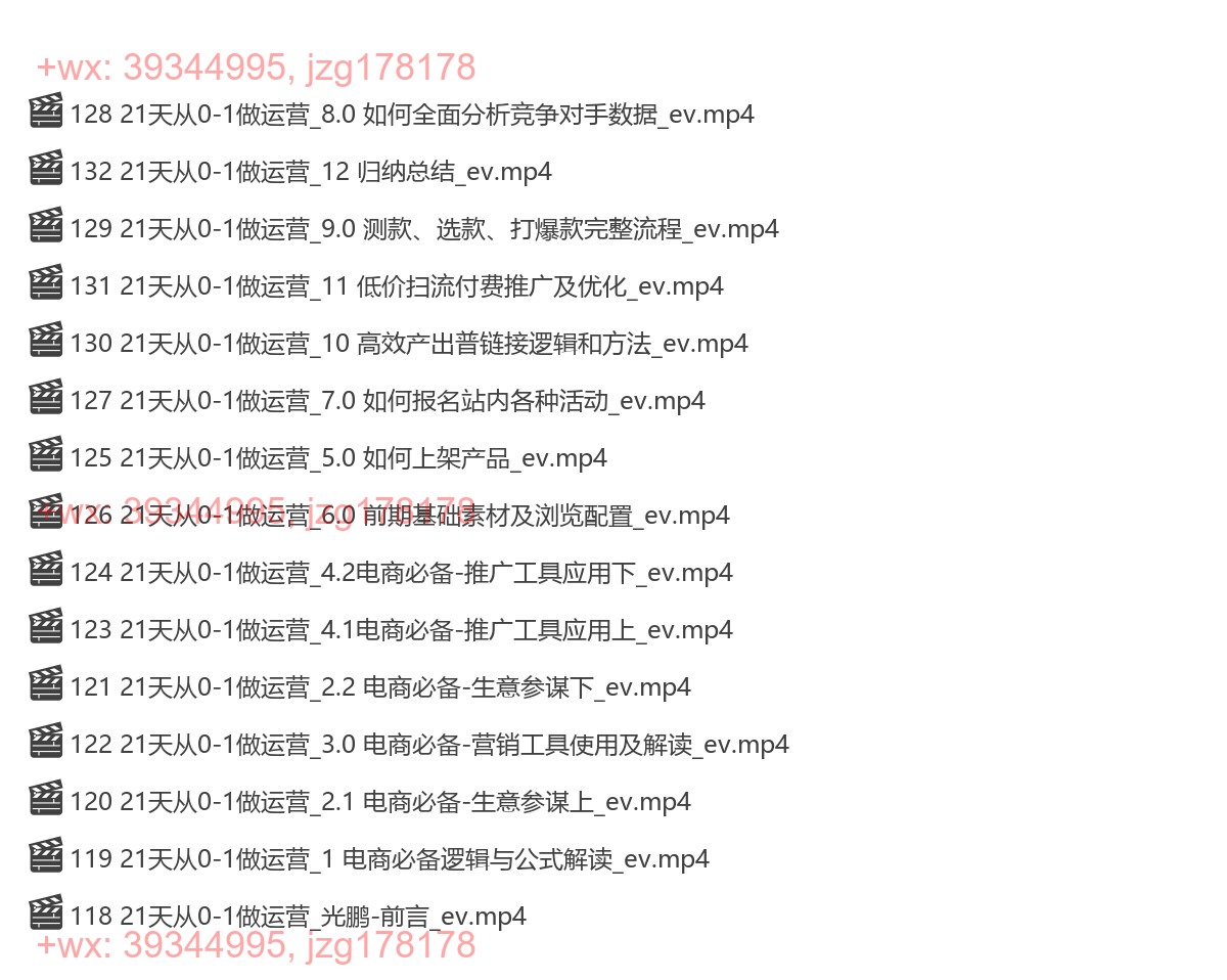 21天从0-1做运营 screenshot