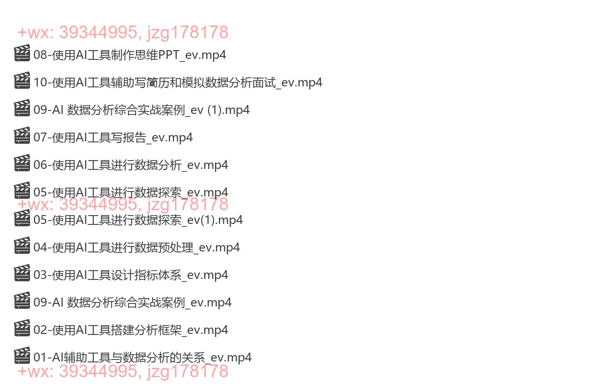 模块4：AI智能数据分析及汇报 screenshot