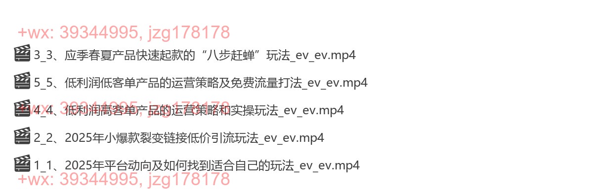 【第33期】开年运营和低利润产品运营（2025年2月更新） screenshot