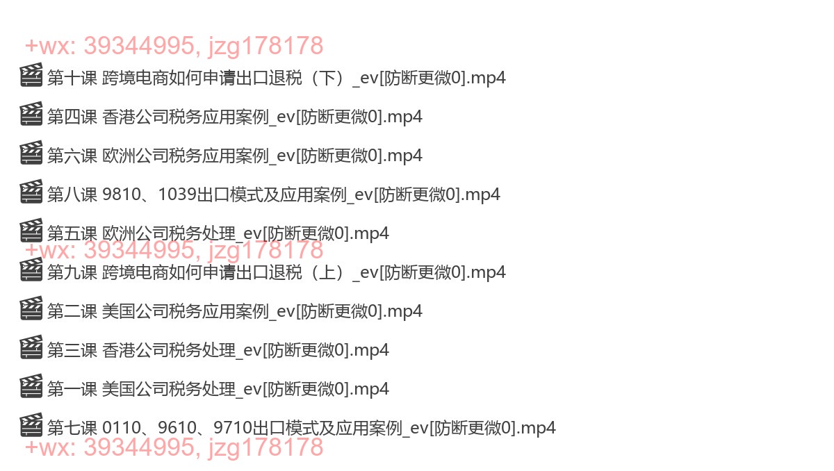 06.跨境税务宝典教程：跨境电商全球税务处理策略 screenshot