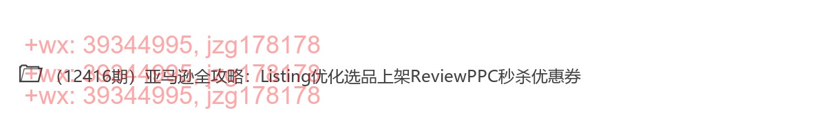17.2025亚马逊全攻略：Listing优化选品上架ReviewPPC秒杀优惠券 screenshot