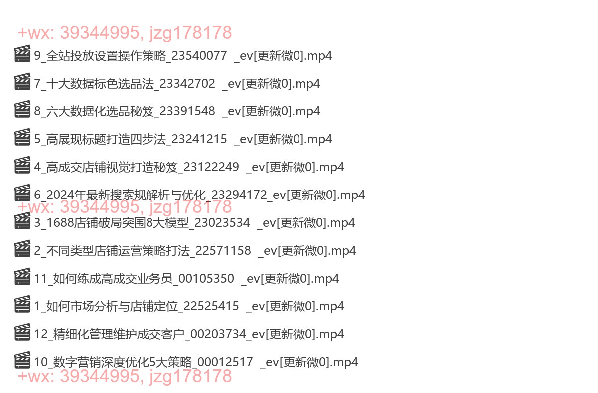 3.林中敬《1688高阶运营系统课》12节 screenshot