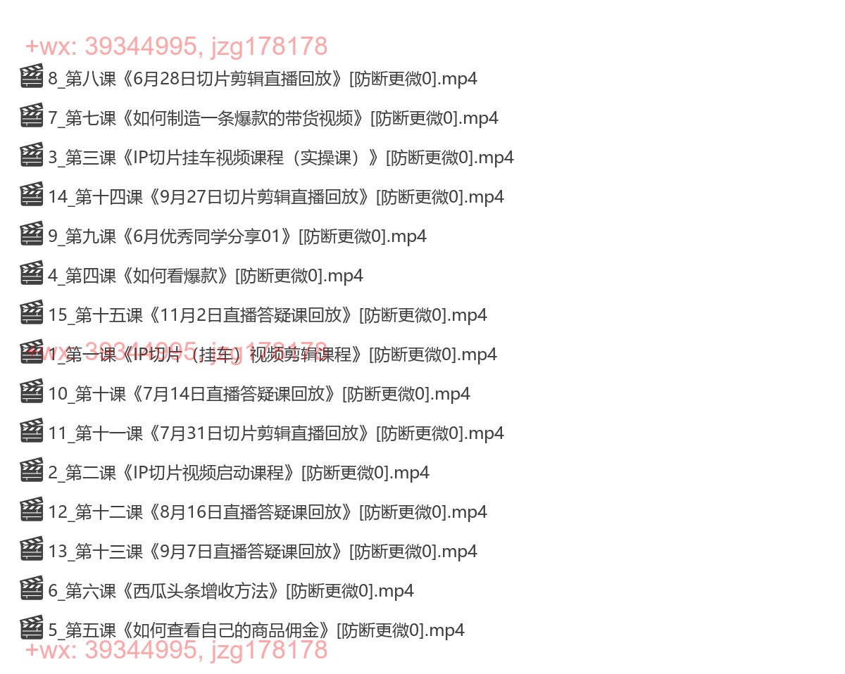 25.IP剪辑师内部课程（挂车视频） screenshot