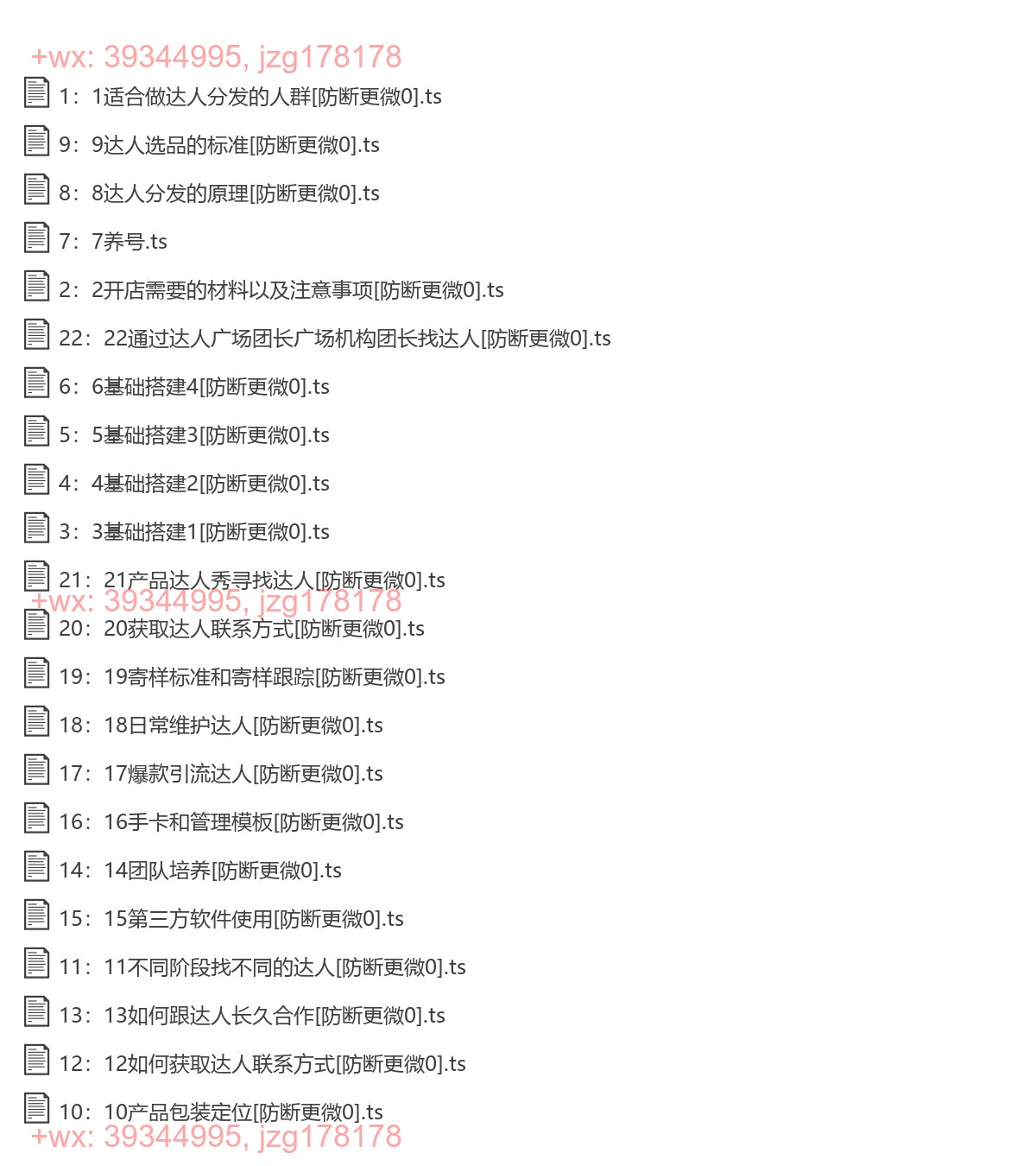 39.无羁电商-抖玲珑【达人分销全案SOP流程找达人带货分销：默认班级 screenshot