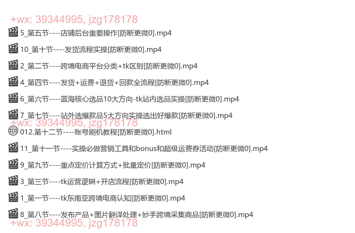 34.焦点电商tk跨境小店运营班 screenshot