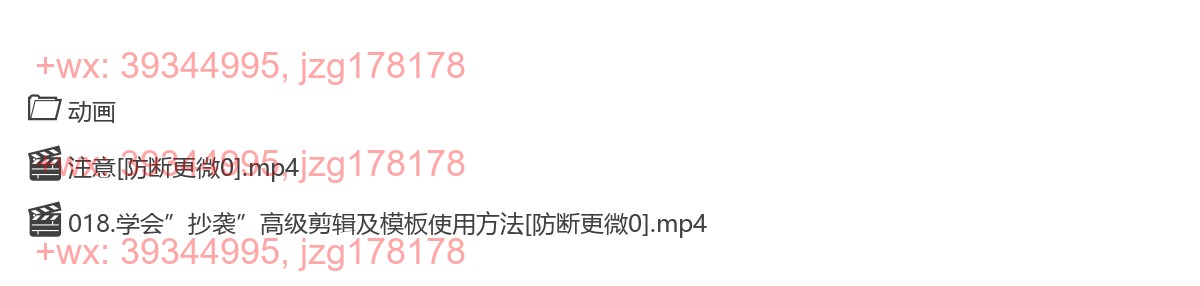 018.学会”抄袭”高级剪辑及模板使用方法 screenshot